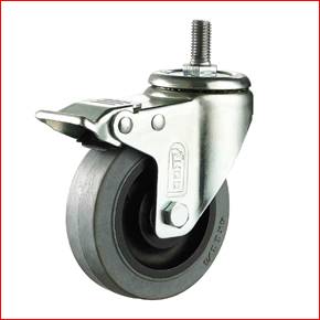 VI-B1-TPRG-THBK Anti-Static Caster Wheels Thread with Brake Type
